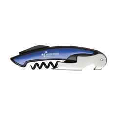 Vue Stylo Vino ouvre-bouteille de couleur bleu| Krokrodeal