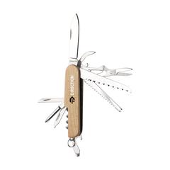 Vue Beechwood Couteau de poche de couleur marron| Krokrodeal