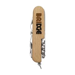 Vue Beechwood Couteau de poche de couleur marron| Krokrodeal