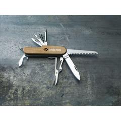 Vue Beechwood Couteau de poche de couleur marron| Krokrodeal