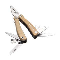 Vue Beechwood Multitool outils multifonctions de couleur marron| Krokrodeal