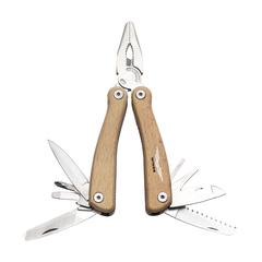 Vue Beechwood Multitool outils multifonctions de couleur marron| Krokrodeal