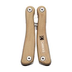 Vue Beechwood Multitool outils multifonctions de couleur marron| Krokrodeal