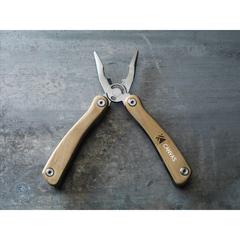 Vue Beechwood Multitool outils multifonctions de couleur marron| Krokrodeal