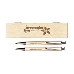 Vue Nova Set ens. d'écriture de couleur marron| Krokrodeal