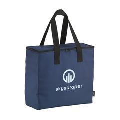 Vue RPET Freshcooler-XL sac isotherme de couleur bleu| Krokrodeal