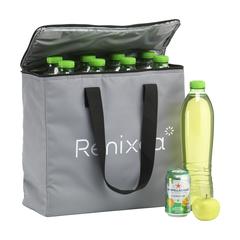 Vue RPET Freshcooler-XL sac isotherme de couleur gris| Krokrodeal
