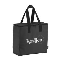 Vue RPET Freshcooler-XL sac isotherme de couleur noir| Krokrodeal