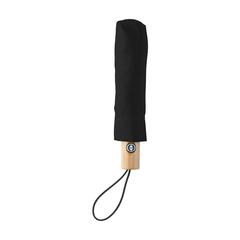 Vue Michigan parapluie pliable en RPET de 21 inch de couleur noir| Krokrodeal