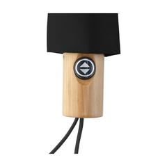 Vue Michigan parapluie pliable en RPET de 21 inch de couleur noir| Krokrodeal