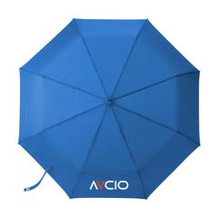 Vue Michigan parapluie pliable en RPET de 21 inch de couleur bleu| Krokrodeal