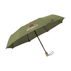Vue Michigan parapluie pliable en RPET de 21 inch de couleur vert| Krokrodeal