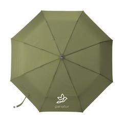 Vue Michigan parapluie pliable en RPET de 21 inch de couleur vert| Krokrodeal