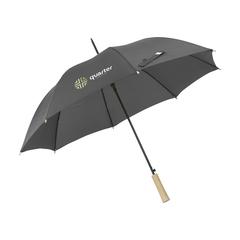 Vue Everest RPET parapluie 23 inch de couleur gris| Krokrodeal