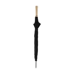 Vue Everest RPET parapluie 23 inch de couleur noir| Krokrodeal