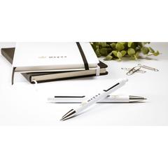 Vue WhiteNote A5 notebook de couleur noir| Krokrodeal