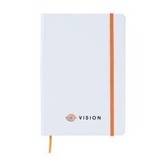 Vue WhiteNote A5 notebook de couleur orange| Krokrodeal