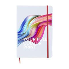 Vue WhiteNote A5 notebook de couleur rouge| Krokrodeal