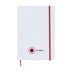 Vue WhiteNote A5 notebook de couleur rouge| Krokrodeal