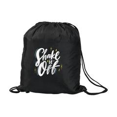 Vue PromoBag 190T sac à dos de couleur noir| Krokrodeal