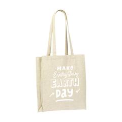 Vue Melange Shopper GRS Recycled Canvas (280 g/m²) sac de couleur beige| Krokrodeal