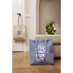 Vue Melange Shopper GRS Recycled Canvas (280 g/m²) sac de couleur beige| Krokrodeal