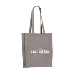 Vue Melange Shopper GRS Recycled Canvas (280 g/m²) sac de couleur gris| Krokrodeal