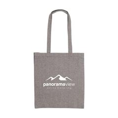 Vue Melange Shopper GRS Recycled Canvas (280 g/m²) sac de couleur gris| Krokrodeal