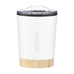Vue Kobe Bamboo RCS Recycled Steel 350 ml mug de couleur blanc| Krokrodeal