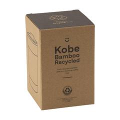Vue Kobe Bamboo RCS Recycled Steel 350 ml mug de couleur blanc| Krokrodeal