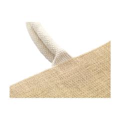 Vue Gerona Jute Shopper sac shopping de couleur beige| Krokrodeal