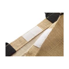 Vue Gerona Jute Shopper sac shopping de couleur noir| Krokrodeal