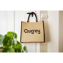 Vue Gerona Jute Shopper sac shopping de couleur noir| Krokrodeal