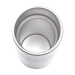 Vue Geometric Mug RCS Recycled Steel 280 ml gobelet iso de couleur blanc| Krokrodeal