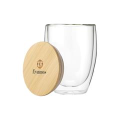 Vue Alba verre à double paroi de couleur translucide| Krokrodeal