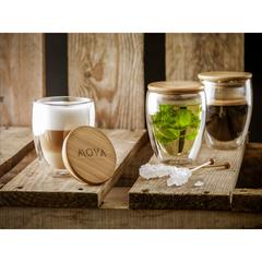 Vue Alba verre à double paroi de couleur translucide| Krokrodeal