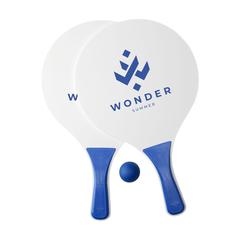 Vue BeachTennis jeu de plage de couleur bleu| Krokrodeal