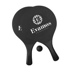 Vue BeachTennis jeu de plage de couleur noir| Krokrodeal