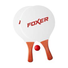 Vue BeachTennis jeu de plage de couleur rouge| Krokrodeal