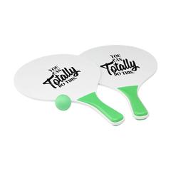 Vue BeachTennis jeu de plage de couleur vert| Krokrodeal