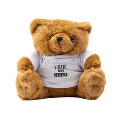 Vue Big Browny Bear peluche de couleur marron| Krokrodeal