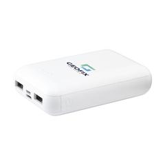 Vue PocketPower 10000 Wireless Powerbank chargeur sans fil de couleur blanc| Krokrodeal