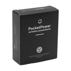 Vue PocketPower 10000 Wireless Powerbank chargeur sans fil de couleur blanc| Krokrodeal