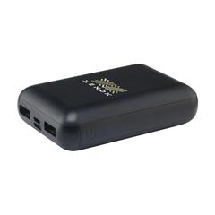 Vue PocketPower 10000 Wireless Powerbank chargeur sans fil de couleur noir| Krokrodeal