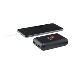Vue PocketPower 10000 Wireless Powerbank chargeur sans fil de couleur noir| Krokrodeal