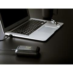 Vue PocketPower 10000 Wireless Powerbank chargeur sans fil de couleur noir| Krokrodeal