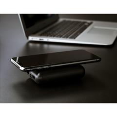 Vue PocketPower 10000 Wireless Powerbank chargeur sans fil de couleur noir| Krokrodeal