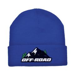 Vue Antarctica bonnet de couleur bleu| Krokrodeal