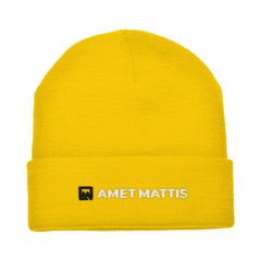 Vue Antarctica bonnet de couleur jaune| Krokrodeal