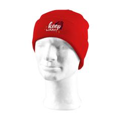 Vue Antarctica bonnet de couleur rouge| Krokrodeal